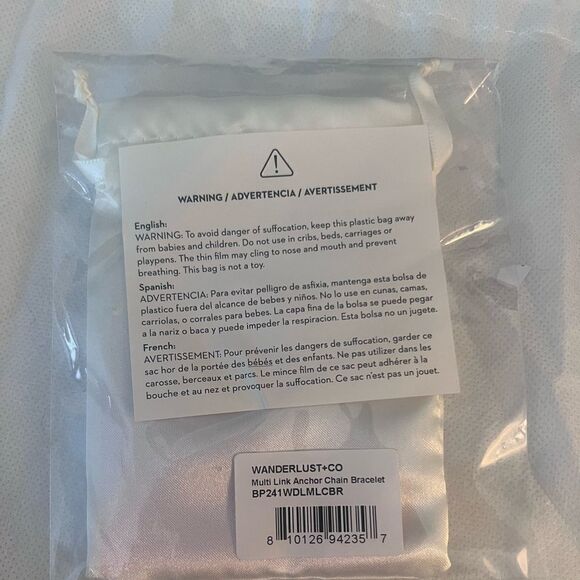 Wanderlust+Co Multi Link Anchor Chain Bracelet - NWT - Picture 6 of 7